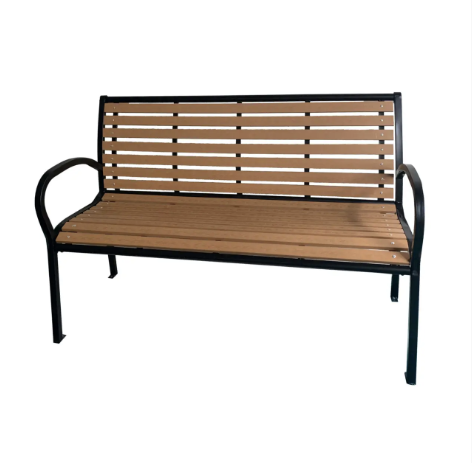 Скамейка садовая Garden Line 125&times;60&times;80 см, коричневая, 2 места MEB0865 фото