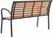 Скамейка садовая Garden Line 125&times;60&times;80 см, коричневая, 2 места MEB0865 фото 5