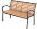 Скамейка садовая Garden Line 125&times;60&times;80 см, коричневая, 2 места MEB0865 фото 4