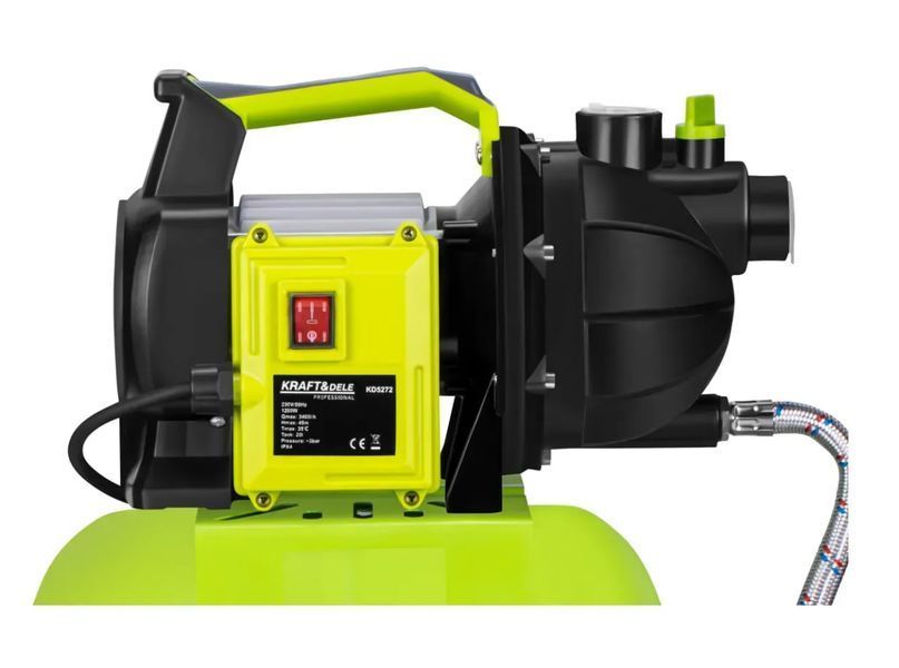 Гідрофорна станція Kraft&Dele KD5272 &mdash; 1200 Вт, 20 л, 3400 л/год, до 45 м напору KD5272  фото
