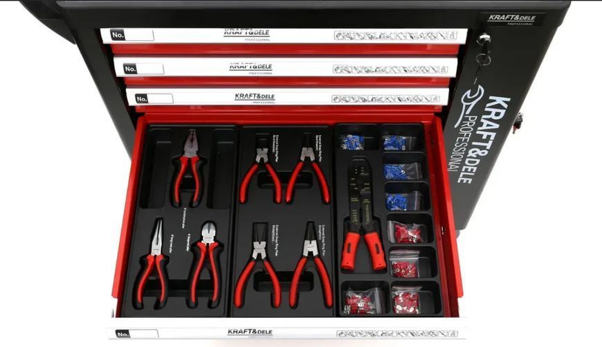 Инструментальная тележка Kraft&Dele KD362, 263 предмета KD362 фото