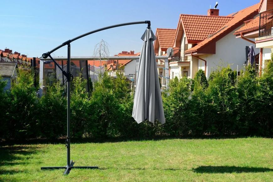 Садова парасоля Funfit Garden, 3 м, сіра 3054 фото