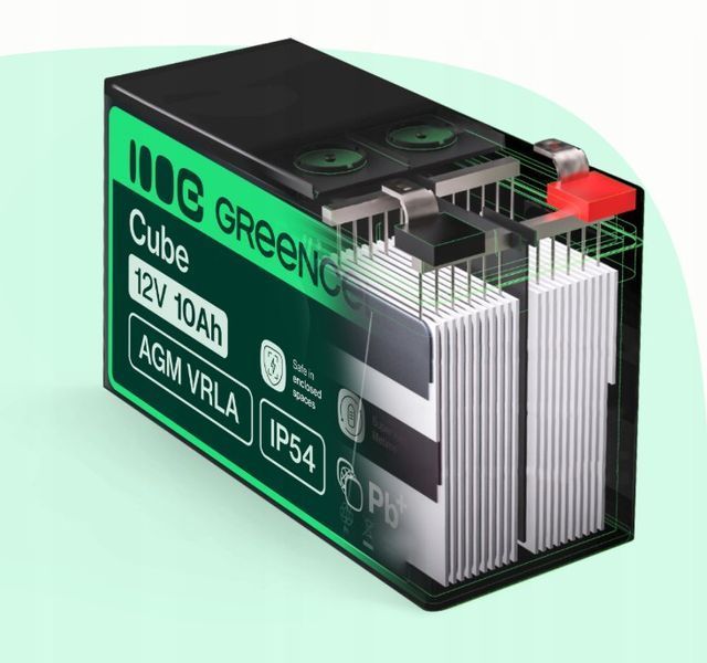 Акумулятор Green Cell AGM VRLA 12V 120 Ah, IP54 AGM31 фото
