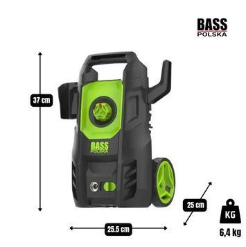 Компактна мінімийка Bass Polska 7881 &mdash; 230 бар, 2200 Вт, 480 л/год, для авто та двору 7881 фото