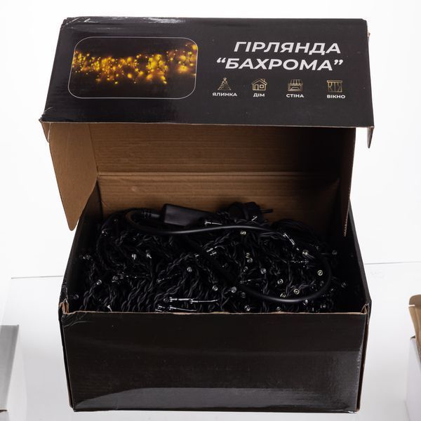Гирлянда бахрома 840 LED, 50 м, мультицвет. 50MBML фото