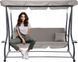 Садовая качель Garden Line KRE3095, 210&times;120&times;170 см, серая KRE3095 фото 5
