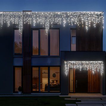 Гирлянда бахрома 840 LED, 50 м, белый 50MBW фото