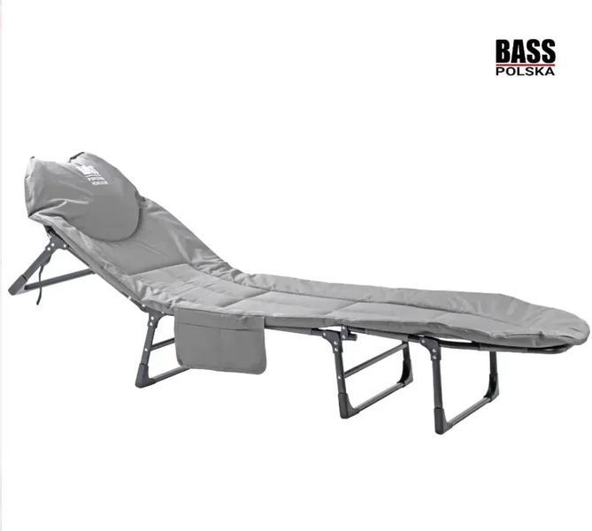 Польове розкладне ліжко Bass Polska BH 31008 &mdash; кемпінгове, металевий каркас, до 165 кг BH 31008 фото